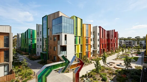 Illustration des différentes classes de performance énergétique pour un logement, avec des symboles d'économie d'énergie.