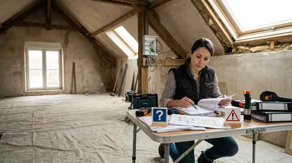 Propriétaire vérifiant des documents pour éviter les erreurs de diagnostics immobiliers