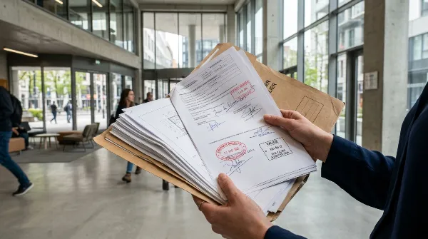 Dossier de diagnostics immobiliers avec des documents et des dates de validité